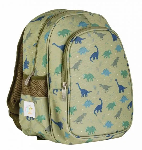 Mochila con bolsillo térmico - A Little Lovely Company Dinosaurios