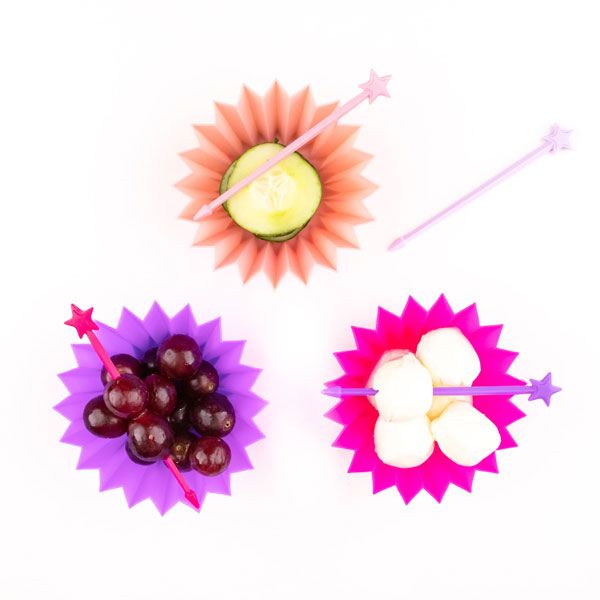 Moldes silicona Lunch Punch Yumbox Rosa