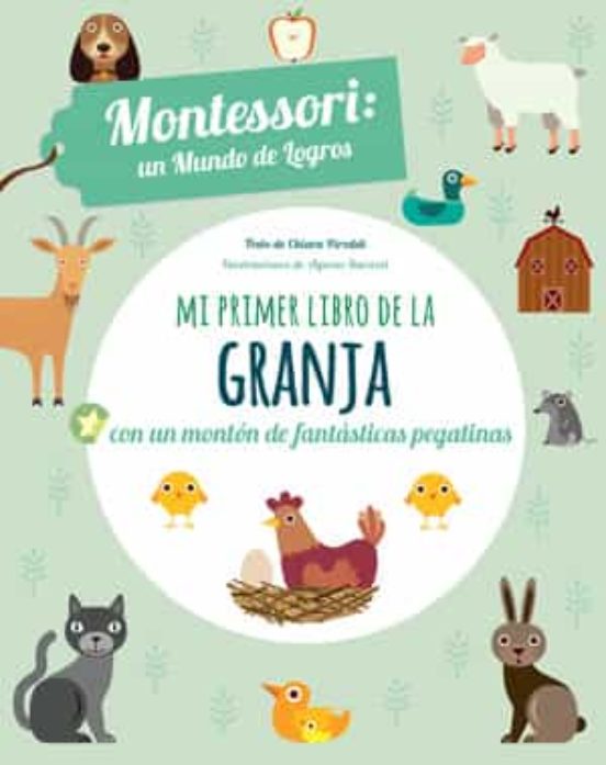 Mi primer libro de la granja- Montessori, un mundo de logros
