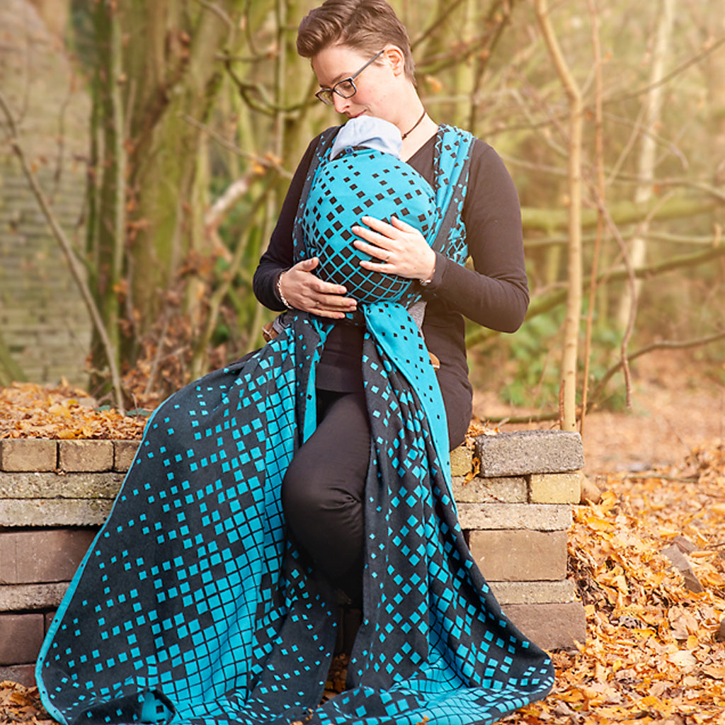 Fular Jacquard Miloves Pixel Abyss