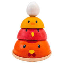 Cargar imagen en el visor de la galería, Apilable de madera nido de pollito Plantoys

