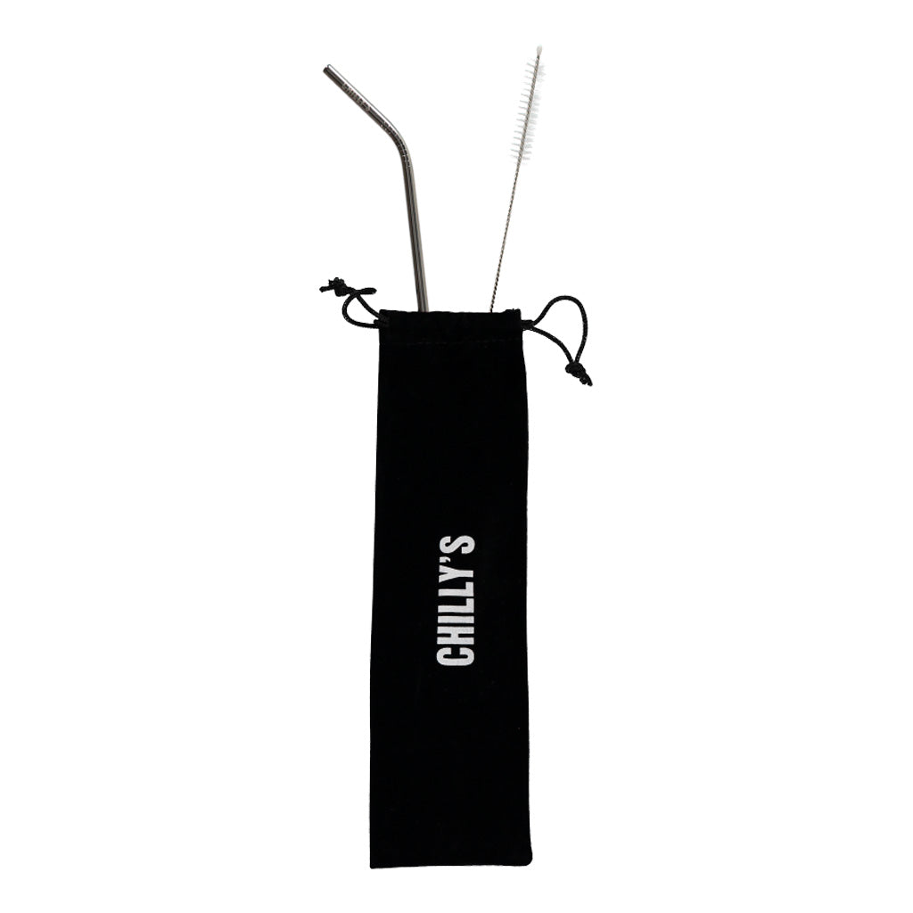 Pajita de Acero Inoxidable + limpiador Chilly´s