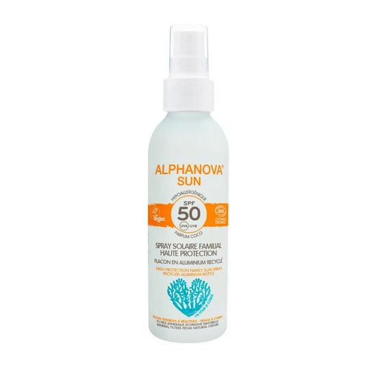 Protector Solar SPF50 150ml botella aluminio Alphanova Sun