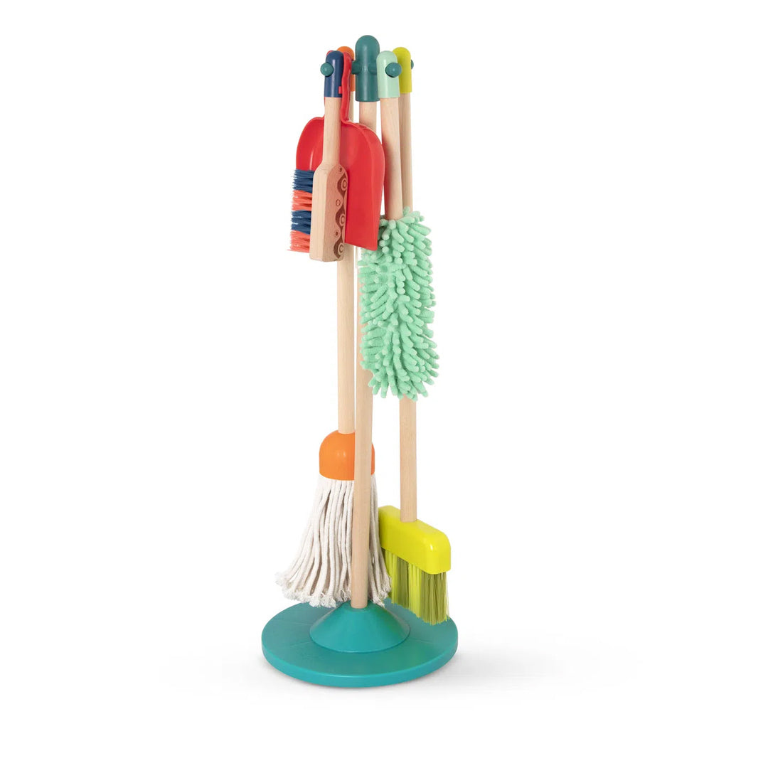 Set de limpieza de madera B.TOYS