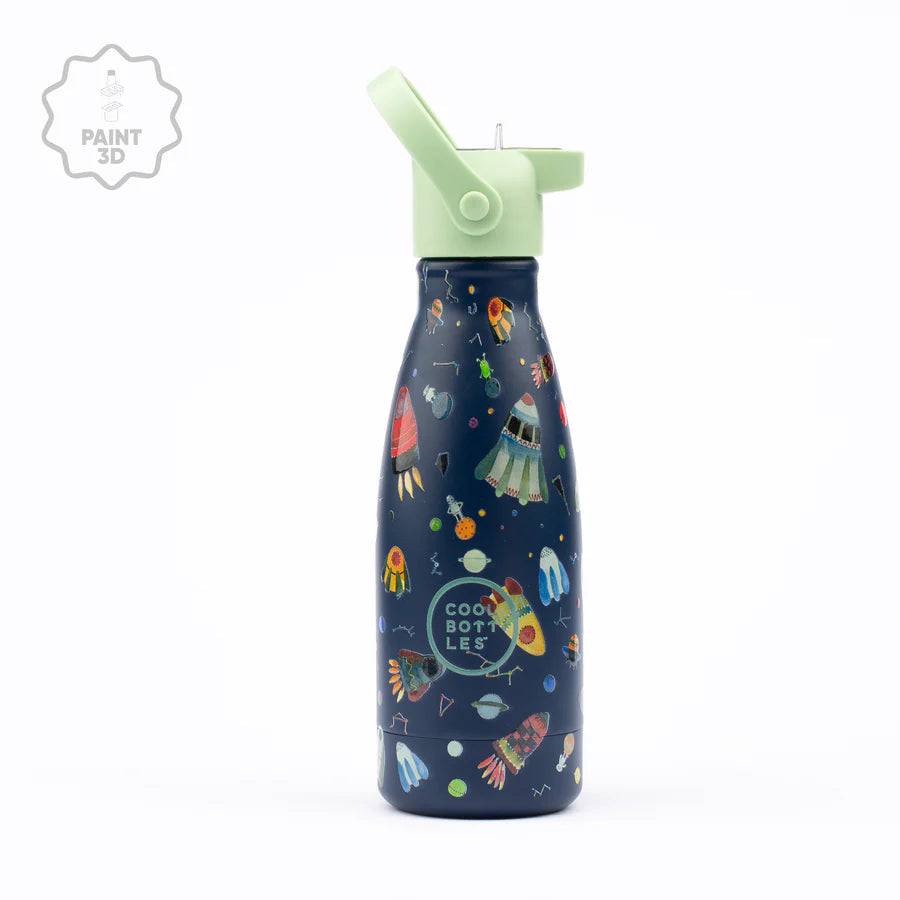 Botella acero inoxidable térmica 260ml Cool Bottles Space Rockets