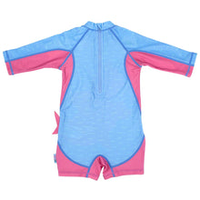 Cargar imagen en el visor de la galería, Bañador Suit bebé UPF 50 Tiburón Rosa Zoocchini
