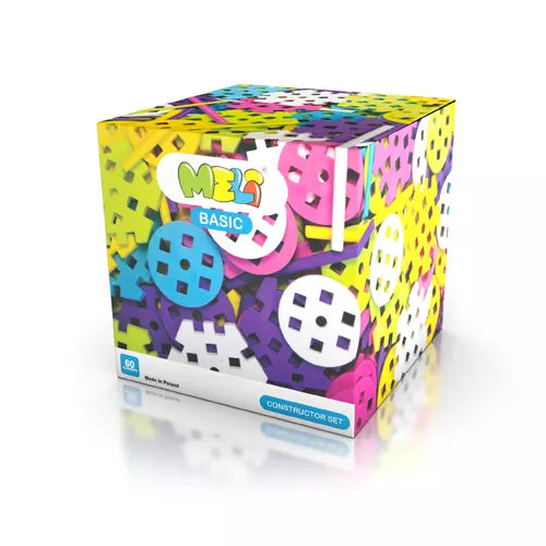 Bloques Meli Set Constructor Pastel 60 piezas
